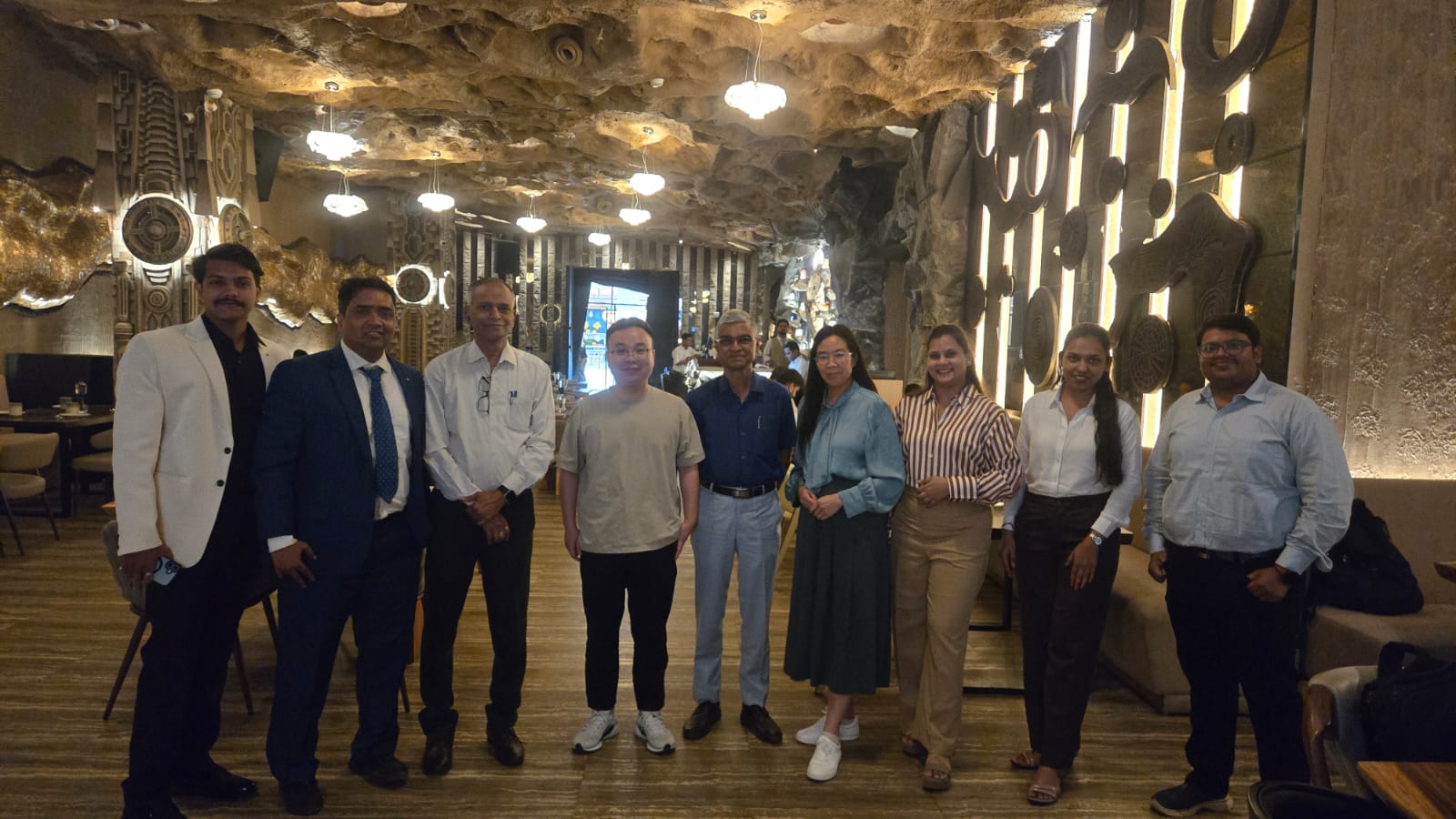 Group photo after meeting with Nevil representatives